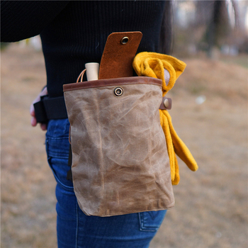 Τσάντα συλλογής φρούτων από κερωμένο καμβά για ζούγκλα, τσάντα αποθήκευσης φρούτων για εξωτερικούς χώρους, τσάντα συλλογής άγριων φρούτων
