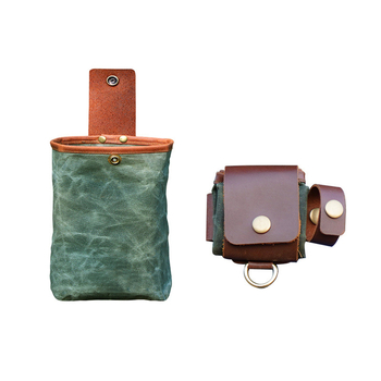 Τσάντα συλλογής φρούτων από κερωμένο καμβά για ζούγκλα, τσάντα αποθήκευσης φρούτων για εξωτερικούς χώρους, τσάντα συλλογής άγριων φρούτων