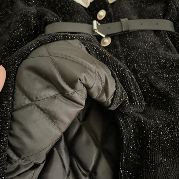 Παιδικό Φθινόπωρο και Χειμώνας 2024 Βαμβακερό Παλτό για Κορίτσια Νέα Άφιξη Κοριτσιών Μωρό Κορίτσι Λουλούδι Κάθετο Γιακά Πλαϊνό Βαμβακερό Πυκνό Μπλούζα Μοντέρνο