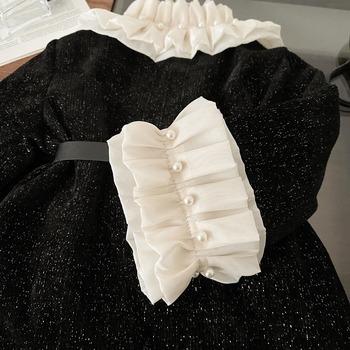 Παιδικό Φθινόπωρο και Χειμώνας 2024 Βαμβακερό Παλτό για Κορίτσια Νέα Άφιξη Κοριτσιών Μωρό Κορίτσι Λουλούδι Κάθετο Γιακά Πλαϊνό Βαμβακερό Πυκνό Μπλούζα Μοντέρνο