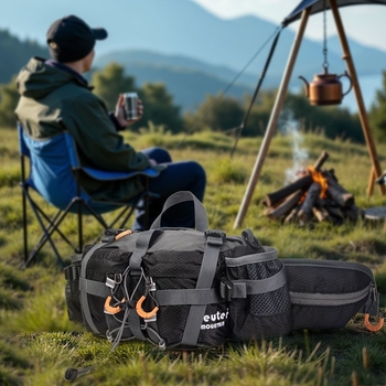 G2C [Višeslojna pregrada] Nova torba za planinarenje preko ramena, ultra tanka, izdržljiva, vodootporna i višenamjenska za kampiranje