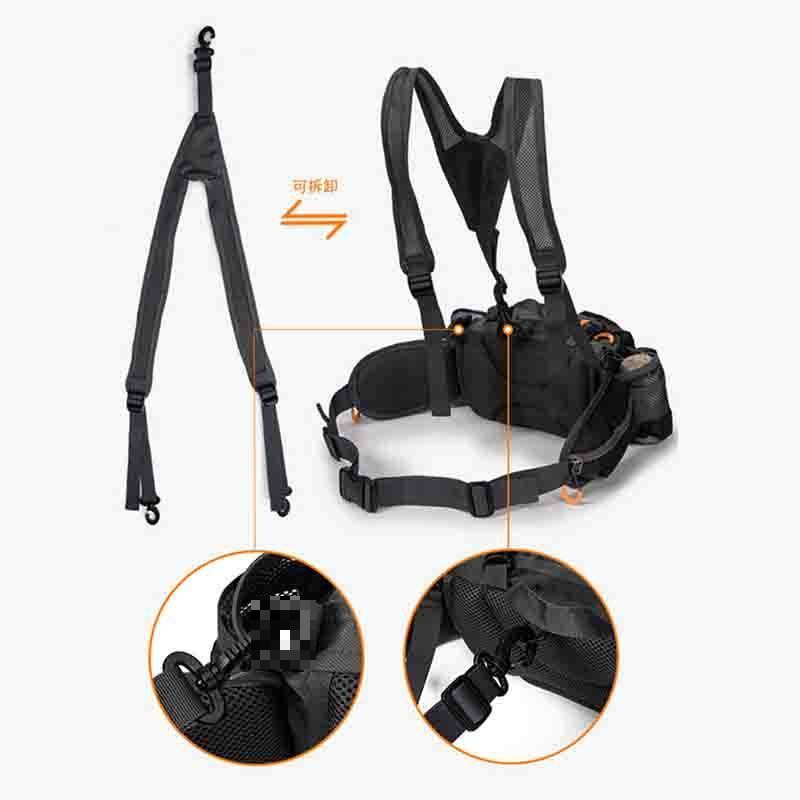 G2C [Višeslojna pregrada] Nova torba za planinarenje preko ramena, ultra tanka, izdržljiva, vodootporna i višenamjenska za kampiranje