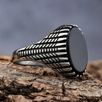 Διασυνοριακό δαχτυλίδι με πολύτιμους λίθους, κατασκευασμένο από ανοξείδωτο ατσάλι, ανθεκτικό στη σκουριά, υψηλής ποιότητας κοσμήματα μόδας, χονδρικής πώλησης ρετρό