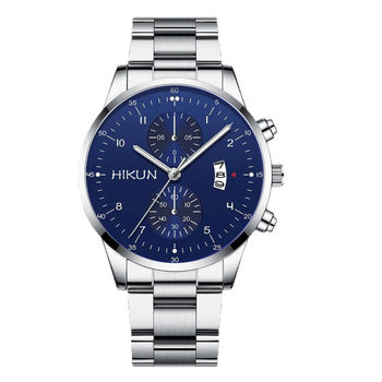 2025 διασυνοριακό νέο ψηφιακό χαραγμένο εορταστικό βραχιόλι με στρογγυλό δείκτη δύο ματιών για άνδρες με στρογγυλό καντράν