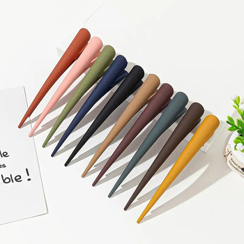 Jednobojna matirana kopča za kosu s pačjim kljunom, dodaci za kosu, jednostavne kopče za šiške, elegantne kopče sa strane, izdržljive ukosnice, 10 komada/set, pokrivala za glavu