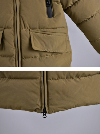 Παιδικό μπουφάν μεσαίου μήκους με βαμβακερή επένδυση σε κορεατικό στιλ, με χοντρό και αφράτο γιακά, χειμωνιάτικο παλτό για κορίτσια, αγόρια, διπλό τράβηγμα στο κεφάλι, μακρύ μέχρι το γόνατο