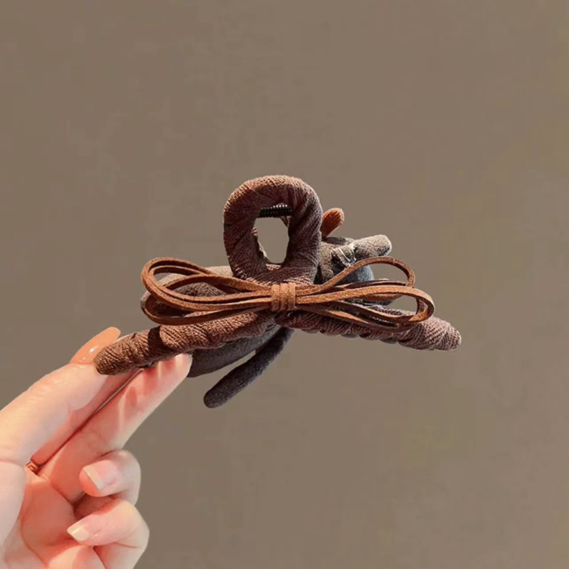 Japanska i korejska vrhunska kopča za medvjeđe hvatanje, ženska nova jesensko-zimska 2024. slatka djevojačka kopča za glavu s motivom morskog psa za stražnji dio glave, ukosnica za kosu