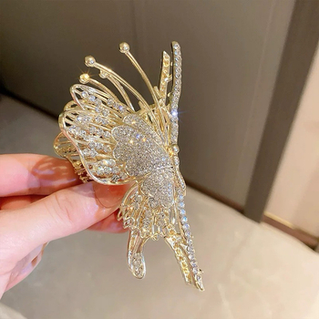 Σούπερ Νεράιδα Ρομαντική Πεταλούδα Πιάσε Μαλλιά Ποσότητα Πολυ-ιδιοσυγκρασία Πιάσε Μαλλιά Flash Drill Clip Πίσω Κεφαλή Φουρκέτα Αξεσουάρ Μαλλιών Πιάσε Κλιπ Γυναικών