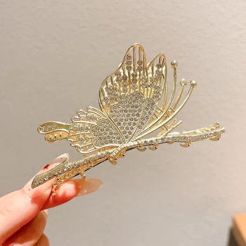 Σούπερ Νεράιδα Ρομαντική Πεταλούδα Πιάσε Μαλλιά Ποσότητα Πολυ-ιδιοσυγκρασία Πιάσε Μαλλιά Flash Drill Clip Πίσω Κεφαλή Φουρκέτα Αξεσουάρ Μαλλιών Πιάσε Κλιπ Γυναικών