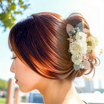 Juuksenõeltega juukseaksessuaarid, kvaliteetsed Chaneli stiilis haikalakujulised klambrid, Korea stiilis juukseklamber, suure suurusega juuksevolüümiga mitme kriimustusega juuksenõelaga juukseküünis