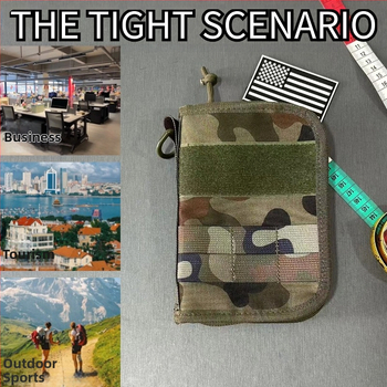 Āra sporta dokumentu soma Daudzfunkcionāla militārā ventilatora maskēšanās maka taktiskā soma Atslēgu glabāšanas soma Vairumtirdzniecība Pārnēsājama