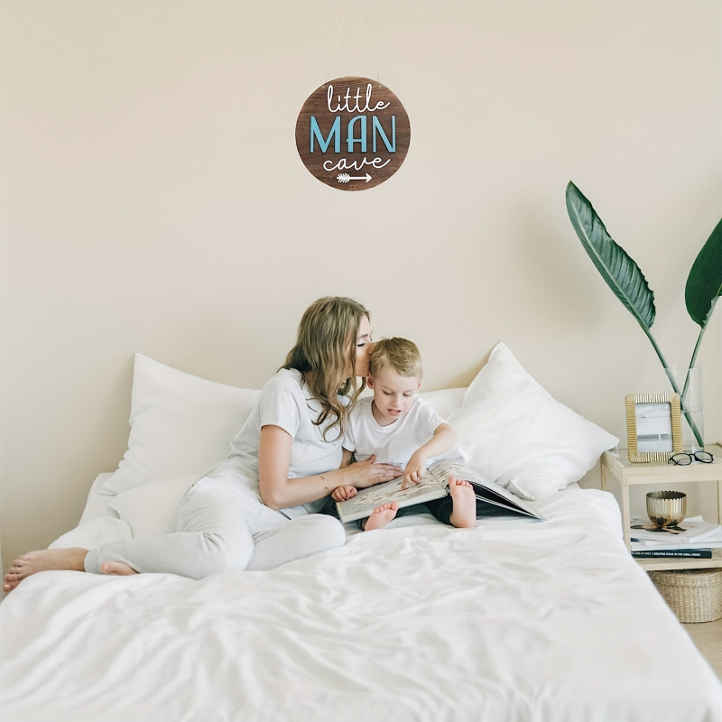 Cezhraničná téma populárna bytová dekorácia drevený dverový štítok okrúhle logo kreatívny dekoratívny tanier domov