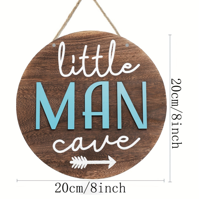 Cezhraničná téma populárna bytová dekorácia drevený dverový štítok okrúhle logo kreatívny dekoratívny tanier domov