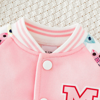 Κοριτσίστικο κοστούμι μπέιζμπολ εξωτερική φόρμα φθινοπώρου και χειμώνα 2025 νέο στυλ κοριτσίστικο μοντέρνο παιδικό σετ δύο τεμαχίων για αθλήματα και αναψυχή