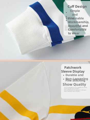 Piiriülene laste dressipluusitehase ümara kaelusega laste dressipluus pullover 2025 uus Euroopa ja Ameerika multifilmidega laste dressipluus ümara kaelusega