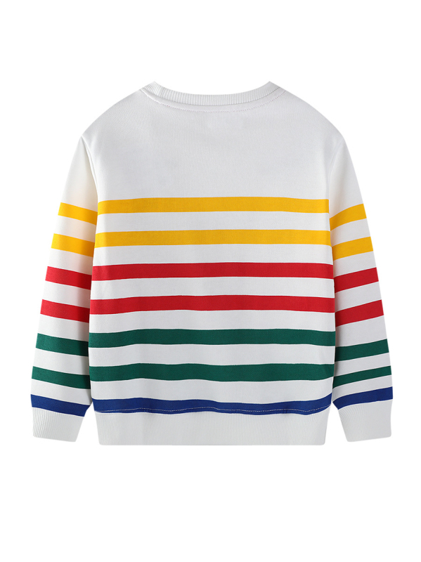 Piiriülene laste dressipluusitehase ümara kaelusega laste dressipluus pullover 2025 uus Euroopa ja Ameerika multifilmidega laste dressipluus ümara kaelusega