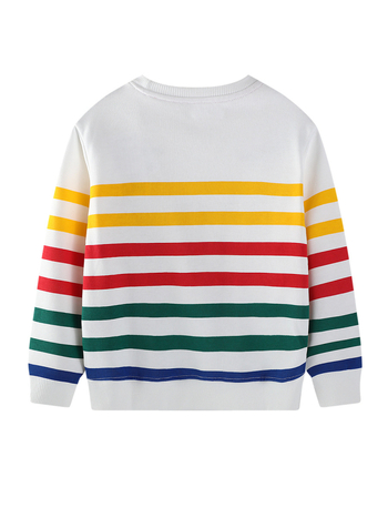 Piiriülene laste dressipluusitehase ümara kaelusega laste dressipluus pullover 2025 uus Euroopa ja Ameerika multifilmidega laste dressipluus ümara kaelusega