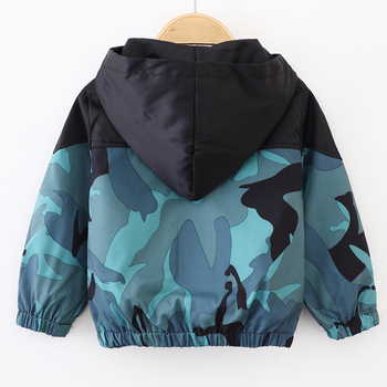 Dječja odjeća Dječji proljetni i jesenski kaput 2024. Novi dječji zapadnjački stil proljetni i jesenski maskirni kaput Dječja odjeća za bebe