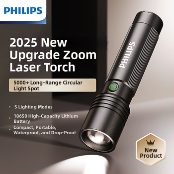Φακός Philips Zoom Super Bright Type-C με φόρτιση για οικιακή χρήση, μικρό εξωτερικό φωτιστικό κάμπινγκ έκτακτης ανάγκης SFL2146