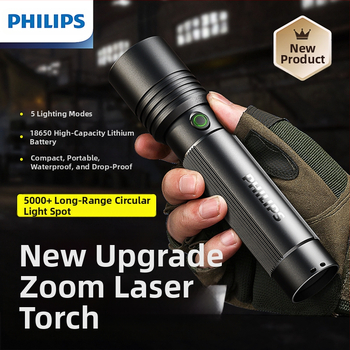 Φακός Philips Zoom Super Bright Type-C με φόρτιση για οικιακή χρήση, μικρό εξωτερικό φωτιστικό κάμπινγκ έκτακτης ανάγκης SFL2146