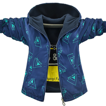 Φθινοπωρινό παλτό για αγόρια με επένδυση φλις, νέο μεγάλο παιδικό τοπ 2025, ανοιξιάτικο και φθινοπωρινό παλτό, διπλής όψης φλις μπουφάν