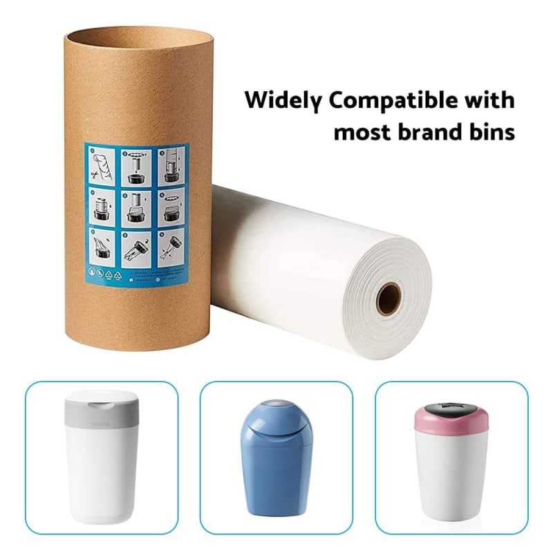 Tommee Tippee Sangenic Tec pelenkazsák, vödör alakú, szemeteszsák, 100, 200, 400 m