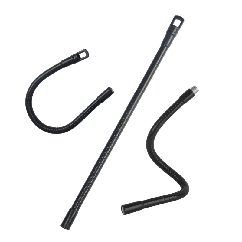 Držiak na mobilný telefón, tablet, mikrofón, husí krk, kovová hadica, univerzálny otočný M10, vonkajšie zuby, závesný krúžok na lampu