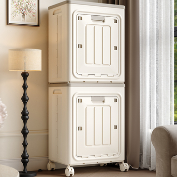 Κουτί αποθήκευσης οικιακής χρήσης Πτυσσόμενο κουτί αποθήκευσης ρούχων Πλαστικό κουτί αποθήκευσης μεγάλης χωρητικότητας Ντουλάπι αποθήκευσης παιχνιδιών σνακ