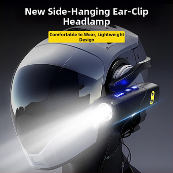 2025 m. itin ryškus, stipraus šviesos jutiklio priekinis žibintas, skirtas lauko naktinei žvejybai ir alpinizmui, daugiafunkcis, ant ausų kabantis, nuimamas LED žibintuvėlis