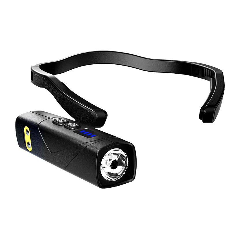 2025 m. itin ryškus, stipraus šviesos jutiklio priekinis žibintas, skirtas lauko naktinei žvejybai ir alpinizmui, daugiafunkcis, ant ausų kabantis, nuimamas LED žibintuvėlis