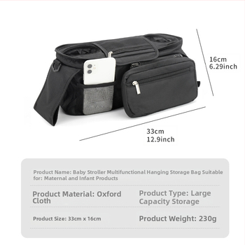 Beebi auto riputuskott Emmekott Beebipudelite soojusisolatsiooniga hoiukott Multifunktsionaalne beebikäru hoiukott Laste auto riputuskott