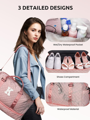 Rövid távolságokra alkalmas, nagy kapacitású utazótáska, száraz és nedves anyagok szétválasztására, fitnesz sporttáska, testreszabott, független cipőrekeszes poggyásztáska, húzórúd tárolására is alkalmas