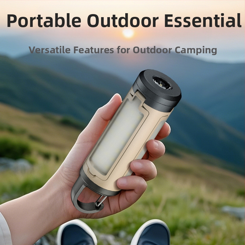 Външна къмпинг светлина, USB акумулаторна сгъваема лампа за палатка, аварийно фенерче, преносима къмпинг светлина, околна светлина