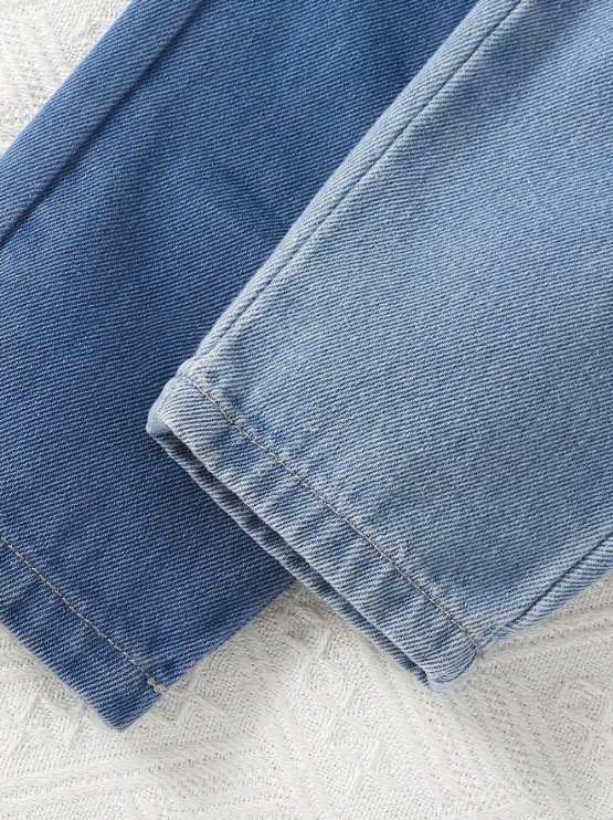 Uued laste moe kevadpüksid, tüdrukute teksad, beebidele mõeldud stiilsed lahtised vabaaja sirged püksid