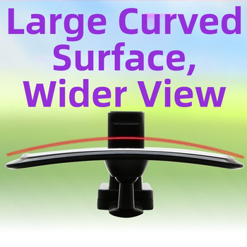 Automašīnas atpakaļskata spogulis, salona atstarotājs, liels redzes lauks, augstas izšķirtspējas platleņķa izliekts spogulis, bērnu novērošanas spogulis, regulējams