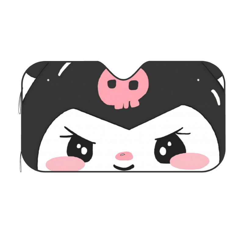 Tiesioginio gamyklinio pardavimo automobilio stogelis nuo saulės „Anime“ priekinė apsauga nuo saulės, apsauga nuo lietaus, apsauga nuo UV spindulių, palaikymo dizaino pavyzdys, „Sanrio“