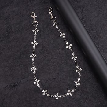 Euroopa ja Ameerika metallketi teksad, pükste ketiga meeste hiphop-niši tipptasemel piiriülesed meeste risti vöökohaga ketiga aksessuaarid