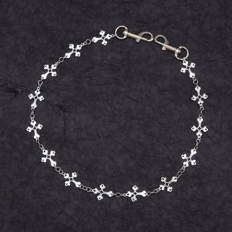 Euroopa ja Ameerika metallketi teksad, pükste ketiga meeste hiphop-niši tipptasemel piiriülesed meeste risti vöökohaga ketiga aksessuaarid