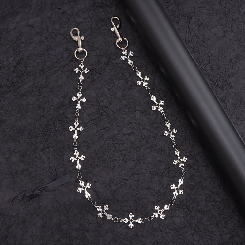 Euroopa ja Ameerika metallketi teksad, pükste ketiga meeste hiphop-niši tipptasemel piiriülesed meeste risti vöökohaga ketiga aksessuaarid