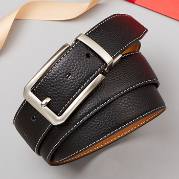 Ζώνη με αγκράφα με καρφίτσα, στρώση κεφαλής από δέρμα αγελάδας, νέα ανδρική casual επιχείρηση, δερμάτινη ζώνη Joker, διασυνοριακό εξωτερικό εμπόριο, ζώνη εργοστασίου