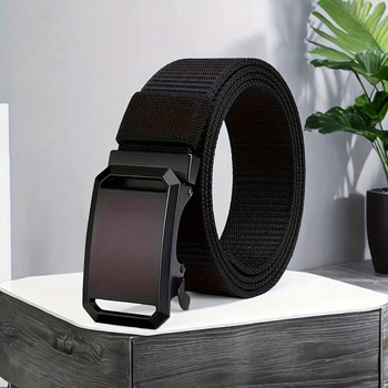 Νέες Ευρωπαϊκές και Αμερικανικές Ρυθμιζόμενες Ανδρικές Ζώνες από Καμβά με Αυτόματες Αγκράφες για το 2025, Διασυνοριακό Dropshipping