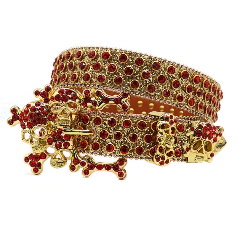 Arany hiphop európai és amerikai nagy koponya öv személyre szabott divatos nagykereskedelmi férfi divatos férfi farmer all-match kiváló minőségű öv