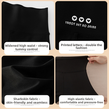 Παντελόνια για κορίτσια Άνοιξη και Φθινόπωρο 2025 Νέα παιδικά παντελόνια γιόγκα Άνοιξη και Φθινόπωρο 2025 Παντελόνια Weila Shark Γυναικεία μαύρα μοντέρνα παντελόνια Trumpet