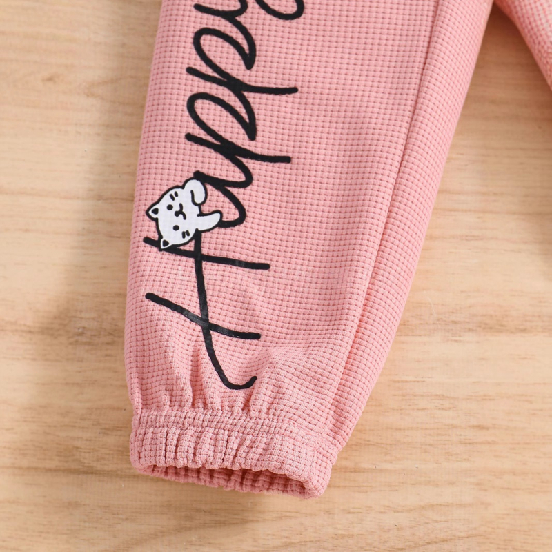 AliExpress prekogranične vruće proljetne i jesenske djevojačke slatke crtane široke hlače do pete, ležerne dječje sportske hlače