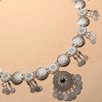 Νέα μόδα μακριά αλυσίδα μέσης με φούντα, μποέμ ρετρό κοίλη αλυσίδα χορού κοιλιάς, εργοστασιακή ευθεία