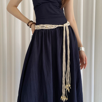 Γυναικείο κορδόνι μέσης με χειροποίητες χάντρες σε έθνικ στιλ, με ρετρό μποέμ σχέδιο και αξεσουάρ φορέματος