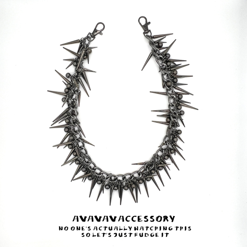 AVAVAV Niche Design Novi hip hop punk hlače lanac traperice struk lanac zakovica teška torbica privjesak dodaci