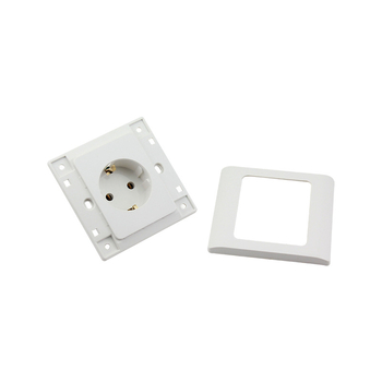 86 tipo vokiškas lizdas, trijų polių paslėptas, europietiško standarto maitinimo lizdas, vokiško standarto, vokiško standarto, 16A, europietiško standarto sieninis lizdas