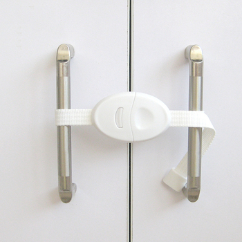 Vaikų saugos užraktas kūdikio spintelės apsauginė spyna kūdikiui, apsauganti nuo prispaudimo, stalčiaus skląstis su apsaugine sagtimi, 4 vnt. pakuotėje