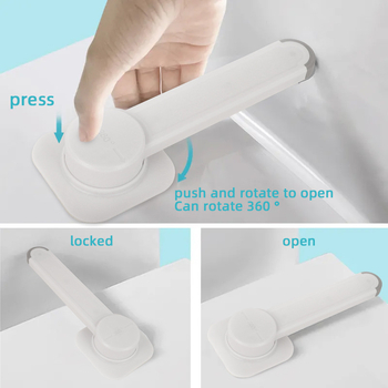 Tarpvalstybinė, karštai parduodama vaikų saugos tualeto spyna, apsauganti nuo kūdikių atidarymo, tualeto dangčio apsauginė spyna, tualeto dangčio užraktas